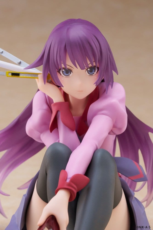 Monogatari PVC Statue Desktop Cute Figure Hitagi Senjougahara 13 cm 9