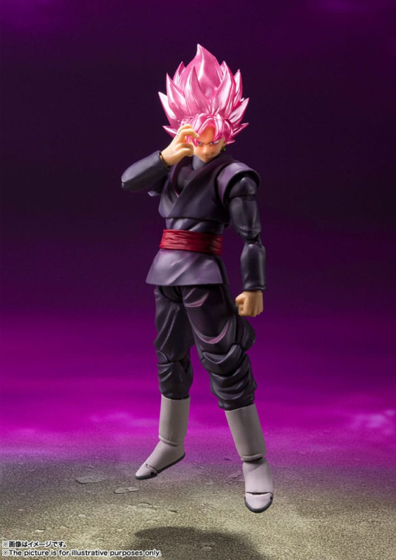 Dragon Ball Super S.H. Figuarts Action Figure Goku Black - Super Saiyan Rose Reissue 14 cm 6