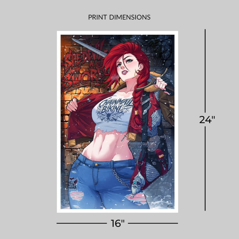 Dynamite Entertainment Fine Art Print Red Sonja 61 x 41 cm - unframed 5