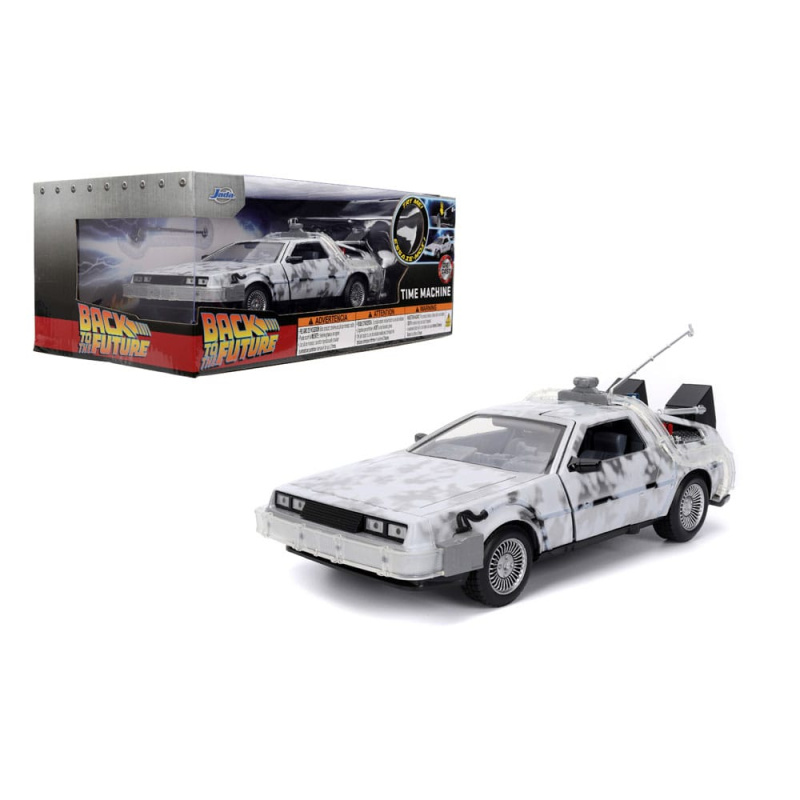 Back to the Future Diecast Model 1/24 Time Machine Frost 3