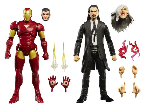 Marvel Legends Action Figure 2-Pack Iron Man (Extremis) & Marvel's Mandarin 15 cm 3