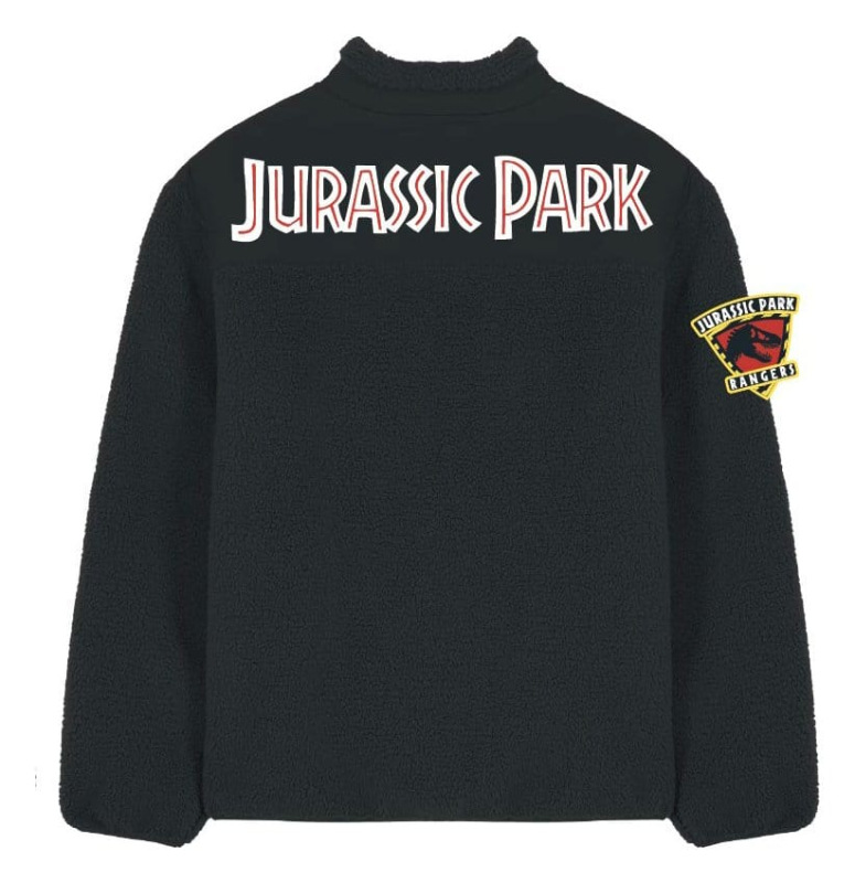 Jurassic Park Sherpa Jacket Logo Size XL 2