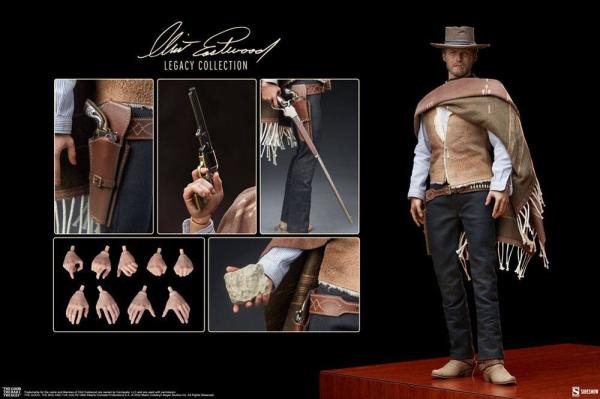 The Good, The Bad and the Ugly Clint Eastwood Legacy Collection Action Figure 1/6 The Man With No Na