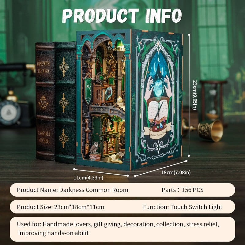 Book Nook Darkness Common Room 23 x 11 cm 6