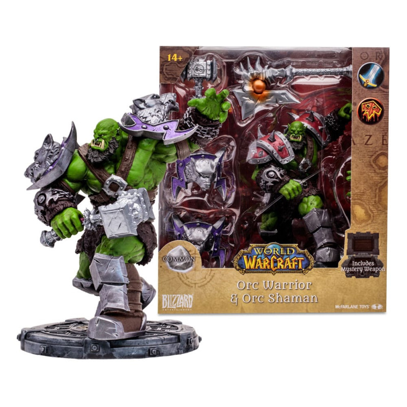 World of Warcraft Action Figure Orc: Shaman / Warrior 15 cm 3