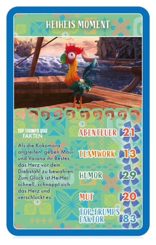 Moana Card Game Top Trumps *German Version* 2
