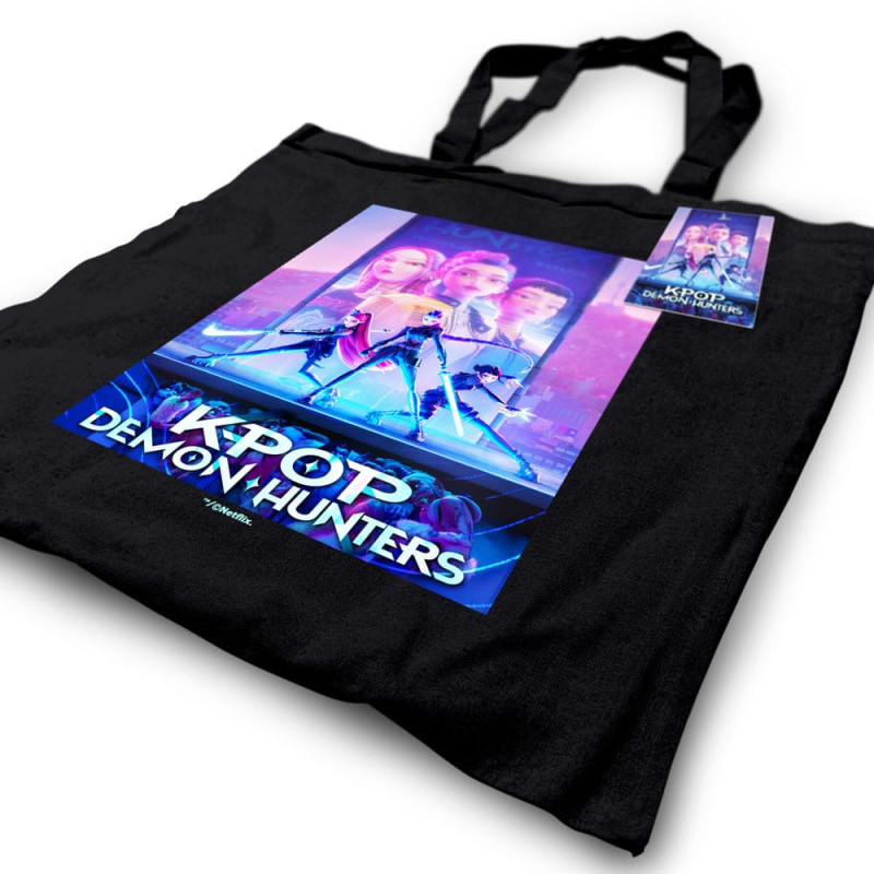 KPop Demon Hunters Tote Bag Movie Key Art 1