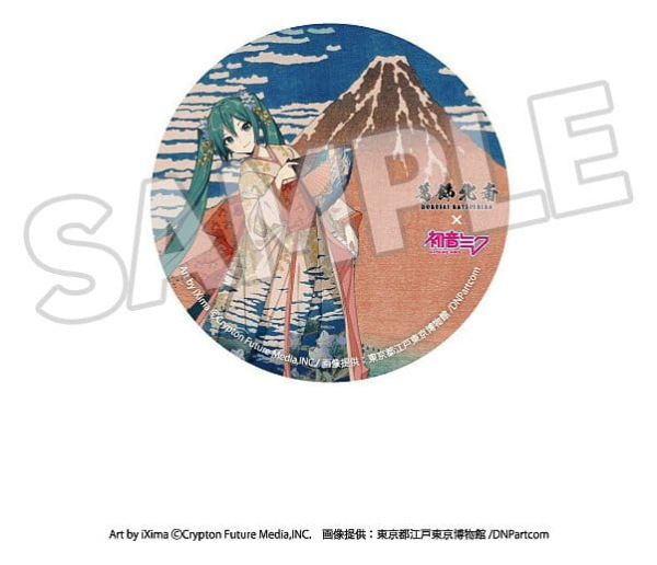 Katsushika Hokusai x Hatsune Miku Pins 6 cm Blind Box Assortment (8) 2