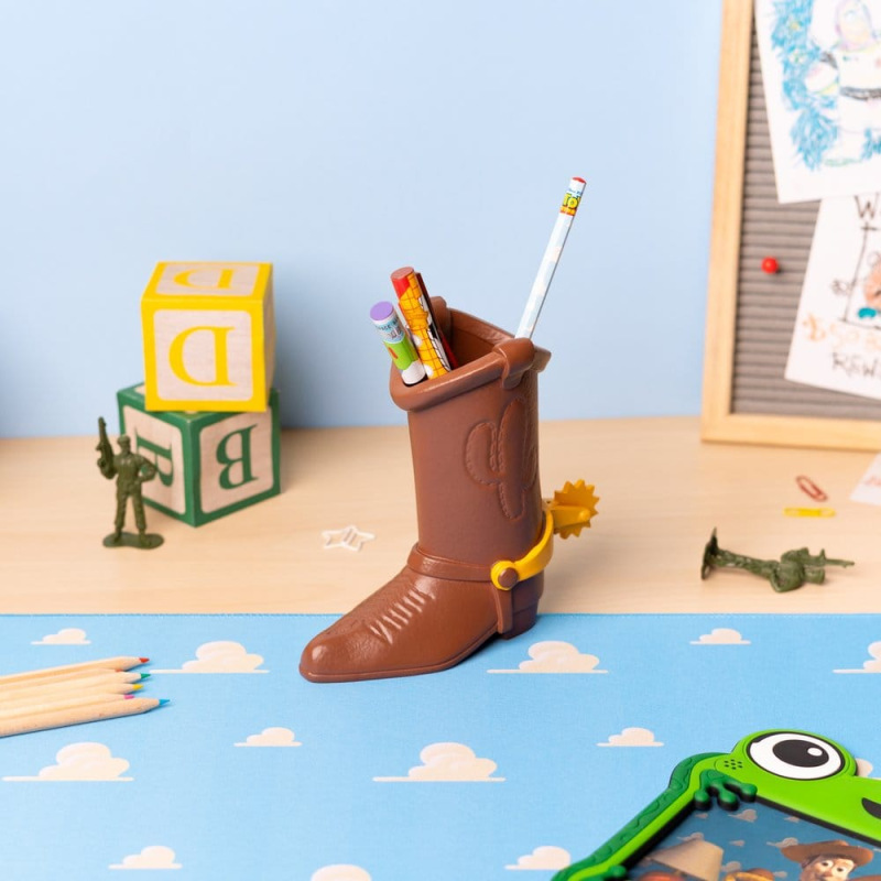 Disney Pixar Toy Story Pen Holder with Stationery Set Woody's Boot 16 cm 1