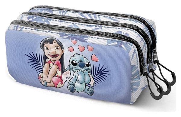 Lilo & Stitch Fan Trick Pencil case 2.2 Couple Lilac
