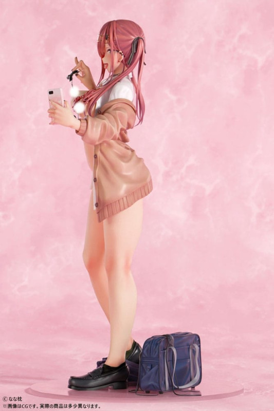 Original Character Statue 1/5 Red-Haired Gyaru-Chan Bare Face Ver. Illustration by Nanamakura 29 cm 13