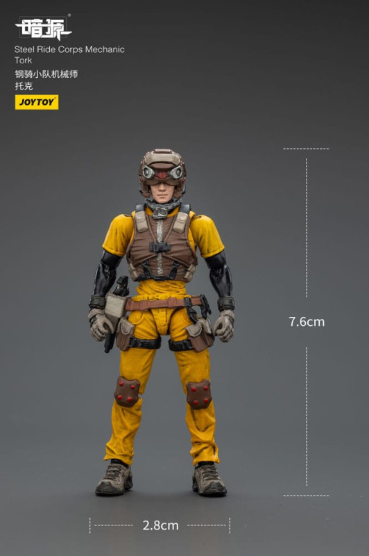 Steel Ride Corps Dark Source Action Figur Mechanic Tork 7 cm 1