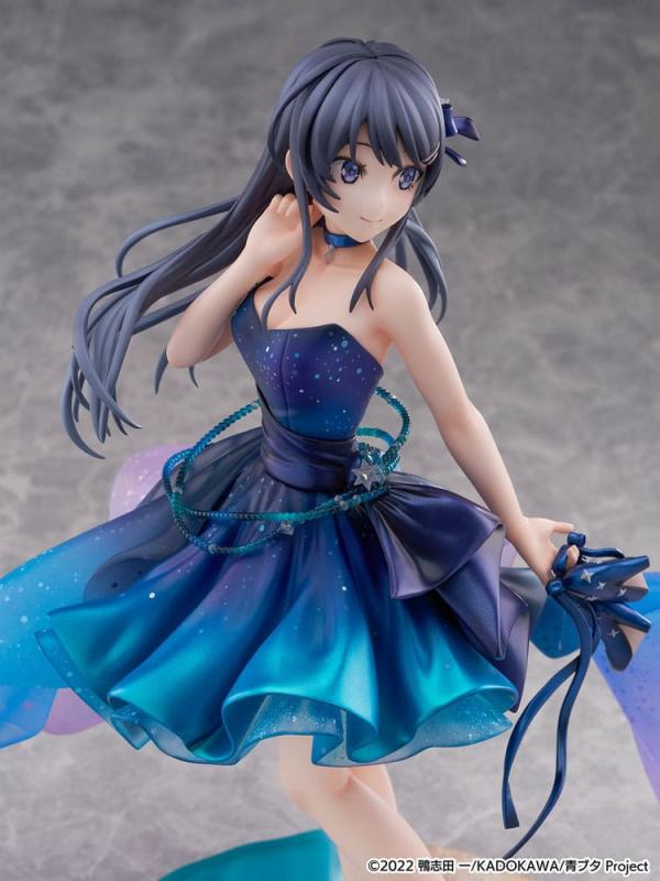 Rascal Does Not Dream of Bunny Girl Senpai PVC Statue 1/7 Mai Sakurajima Starry night sky Ver. 25 cm 6