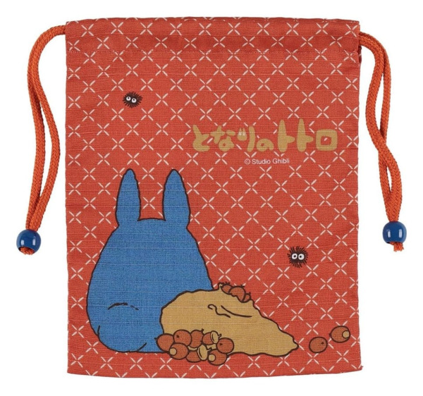 My Neighbor Totoro Cloth Bag Middle Totoro Orange 1