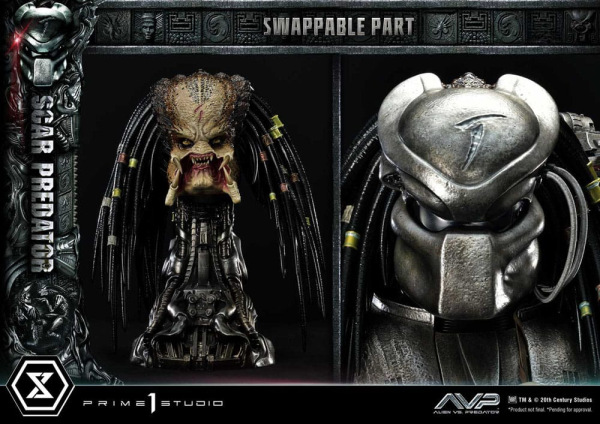 The Alien vs. Predator Museum Masterline Series Statue 1/3 Scar Predator Deluxe Version 93 cm 3
