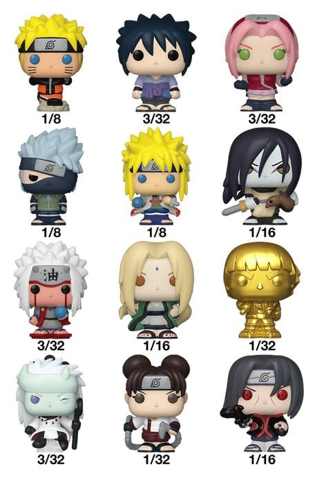 Naruto Bitty POP! Vinyl Figure Display (32) PDQ 2,5 cm 1