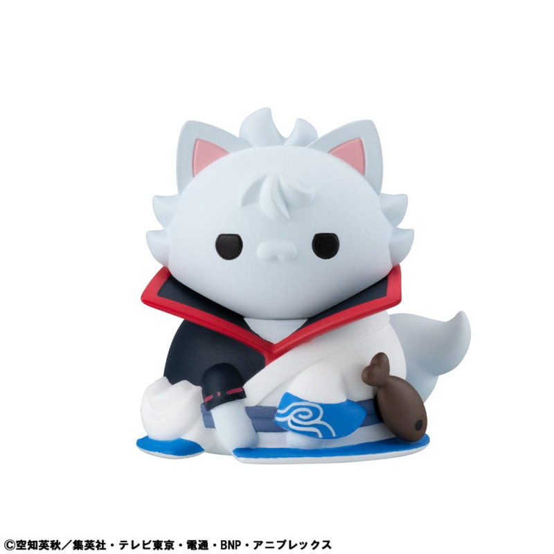 Gintama Mega Cat Project Nyantama Go Meow-Meow Edition! Trading Figures 3 cm Assortment (8) 1