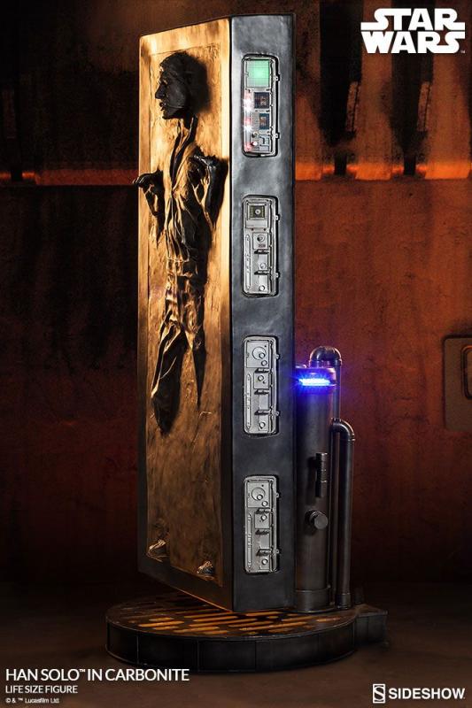 Star Wars Life-Size Statue Han Solo in Carbonite 231 cm