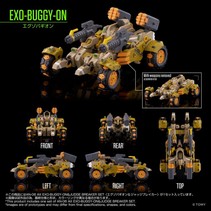 Altered Nano AN-06 Action Figure Alt Exo-Buggy-On & Judge Breaker Set 16 cm 9