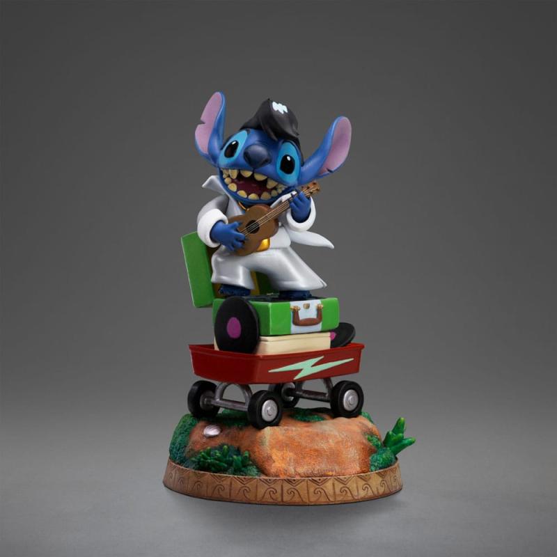 Lilo & Stitch Art Scale Statue 1/10 Stitch King of Rock 17 cm