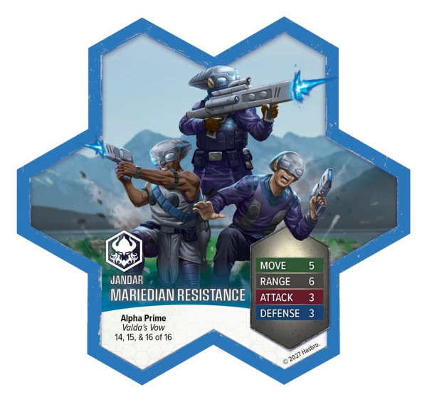 Heroscape Army Expansion Mariedian Resistance Fighters Standard Edition *English Version* 1
