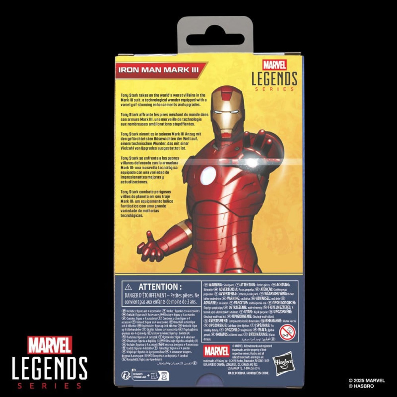 Iron Man Marvel Legends Series Action Figure Iron Man Mark III 15 cm 8