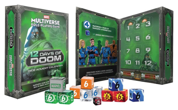 Marvel Multiverse RPG Advent Calendar 12 Days of Doom Dice 1
