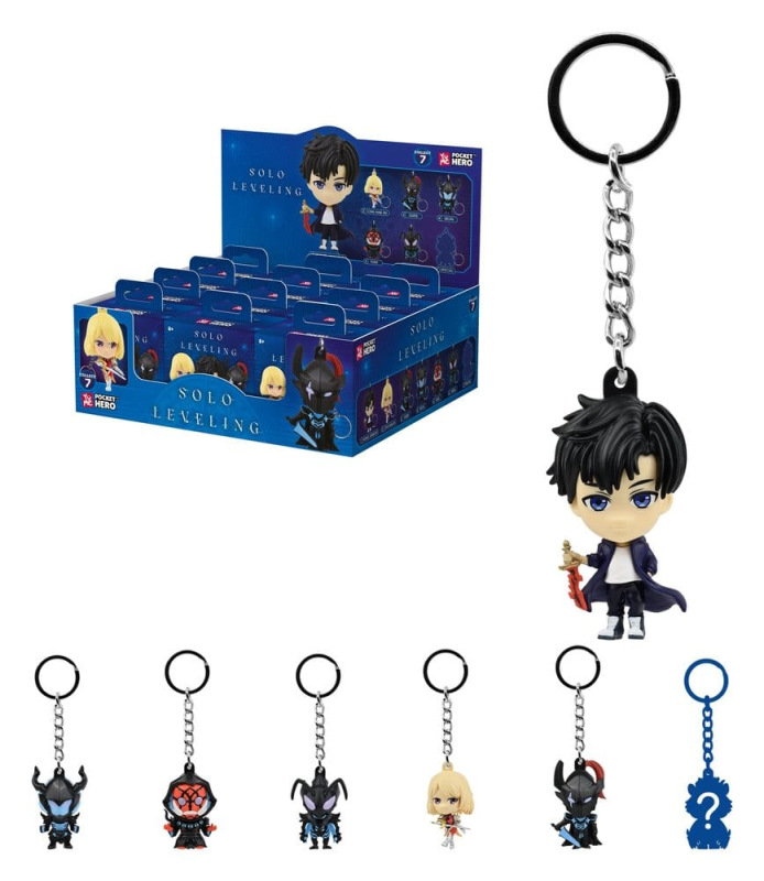Solo Leveling Pocket Hero Keychain Series 1 Blind Box Display (12) 7