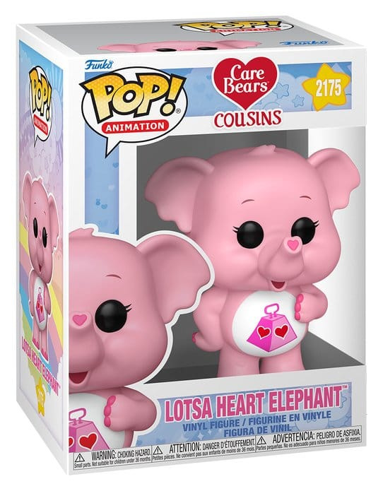 The Care Bears POP! Animation Vinyl Figure Lotsa Heart Elephant 9 cm 1