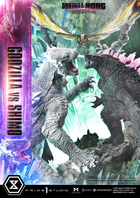 Godzilla x Kong: The New Empire Ultimate Diorama Masterline Series Statue Godzilla vs Shimo 86 cm 10