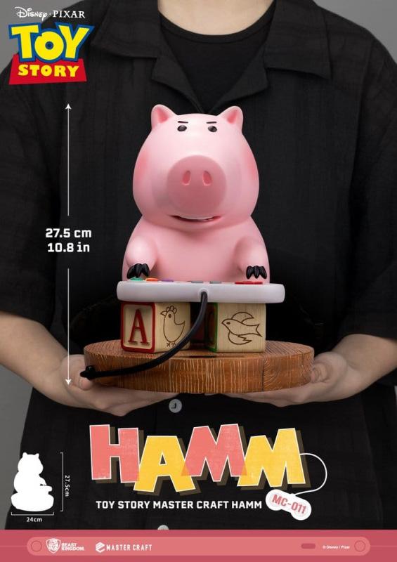 Toy Story Master Craft Statue Hamm 28 cm 8