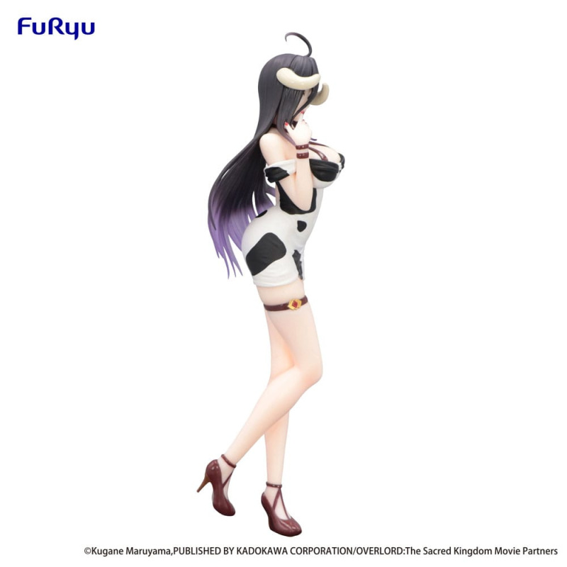 Overlord Trio-Try-iT PVC Statue Albedo Mini Dress Cow Pattern Ver. 21 cm 7