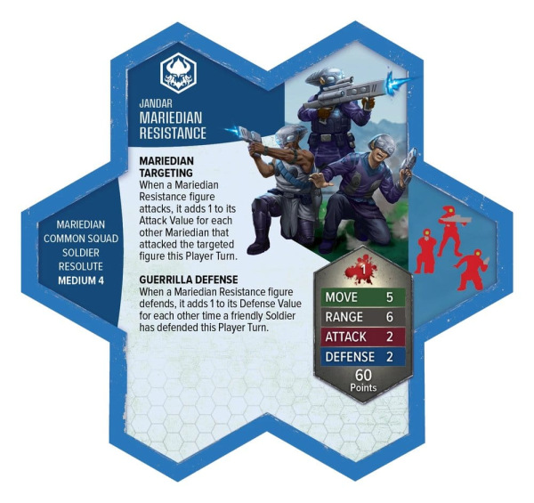 Heroscape Army Expansion Mariedian Resistance Fighters Standard Edition *English Version* 2