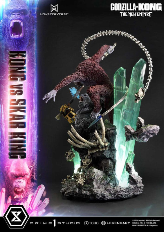 Godzilla x Kong: The New Empire Ultimate Diorama Masterline Series Statue Kong vs Skar King 104 cm 11
