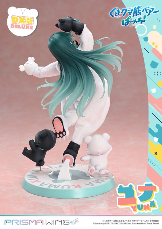 Kuma Kuma Kuma Bear Punch! Prisma Wing PVC Statue 1/7 Yuna Deluxe Version 28 cm 10