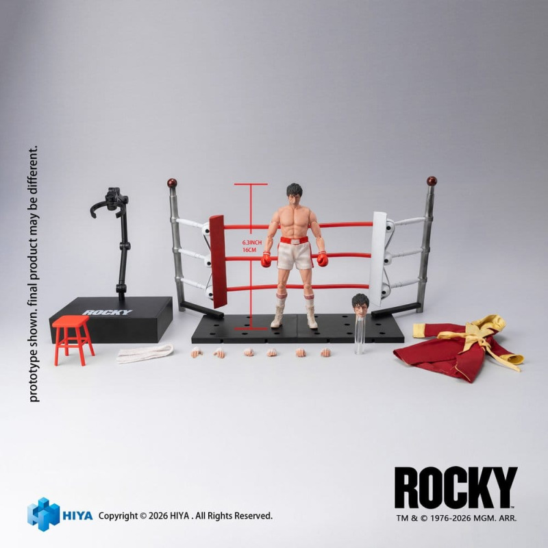 Rocky I Exquisite Super Action Figure 1/12 Rocky 16 cm 1