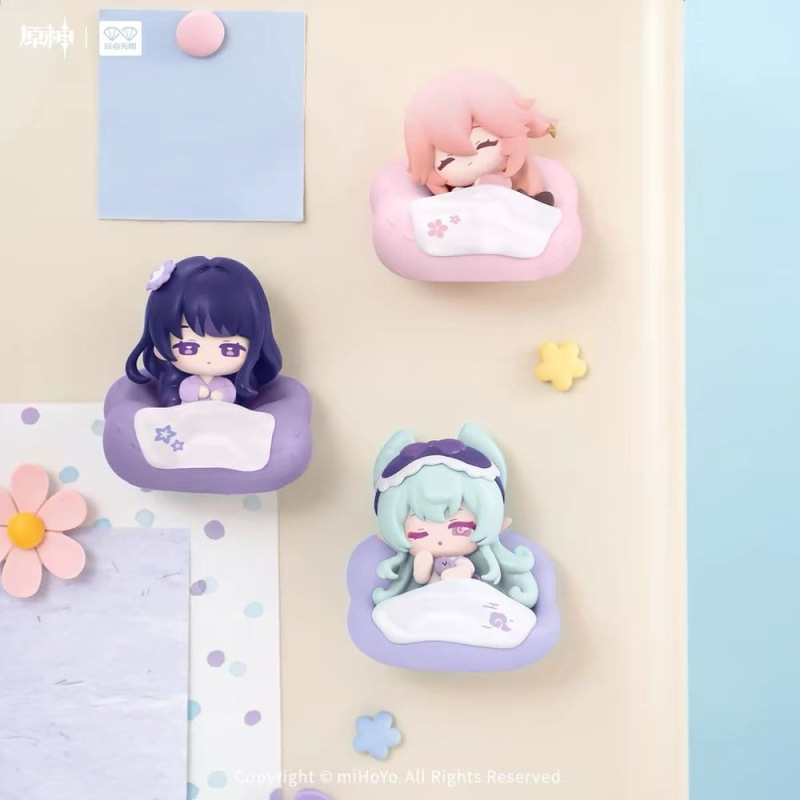 Genshin Impact 3D Magnet Cloud Pillow Dreamland Series 5 cm Blind Box Display (9) 4