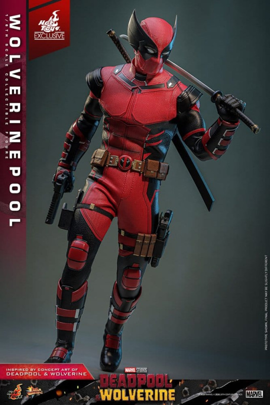 Deadpool & Wolverine Movie Masterpiece Action Figure 1/6 Wolverinepool Hot Toys Exclusive 31 cm 12