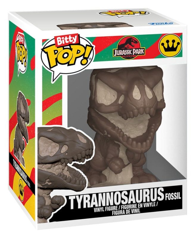 Jurassic Park Bitty POP! Vinyl Figure 2-Pack Tyrannosaurus Fossil & Dilophosaurus 2 cm 1