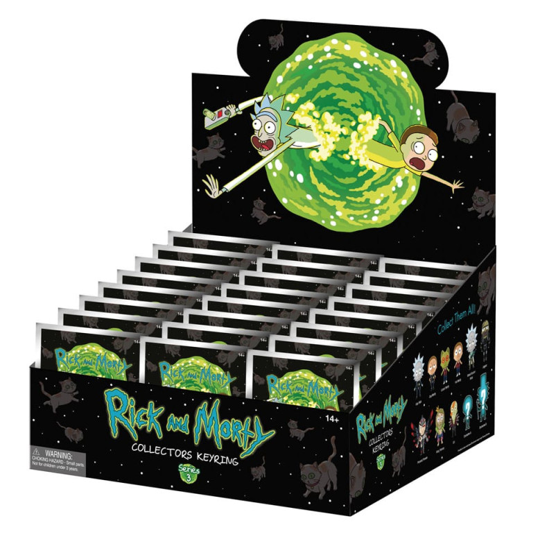 Rick and Morty PVC Bag Clips Series 3 Display (24) 2