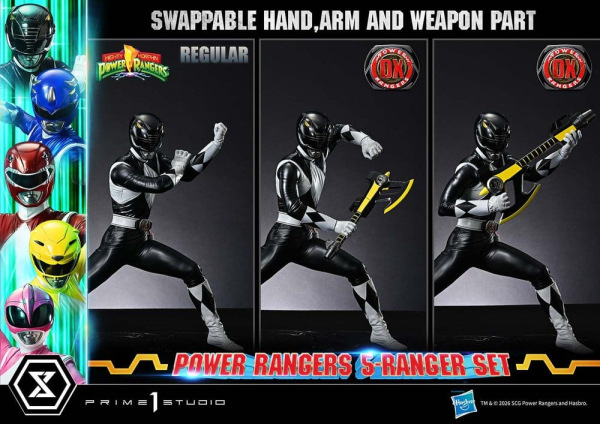 Mighty Morphin Power Rangers Premium Masterline Set of 5 Statues 1/4 Deluxe Version 62 cm 7