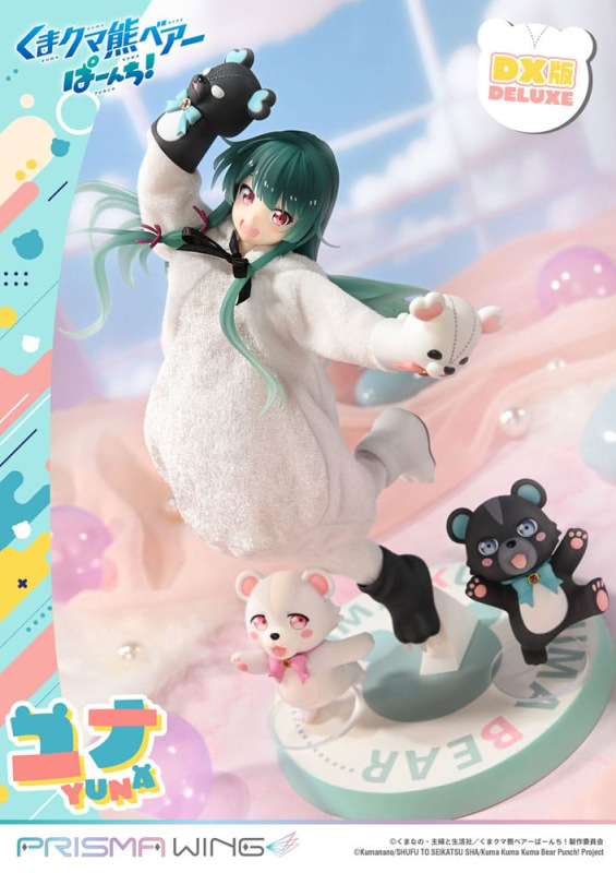 Kuma Kuma Kuma Bear Punch! Prisma Wing PVC Statue 1/7 Yuna Deluxe Version 28 cm 3