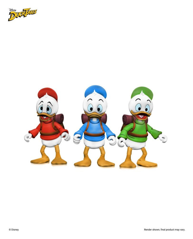 DuckTales Ultimate Action Figures 3-Pack Huey, Dewey, and Louie 18 cm 1
