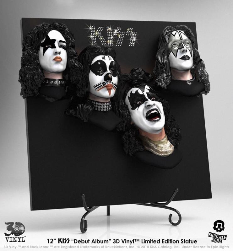 Kiss 3D Vinyl Statue Debut Album 30 cm