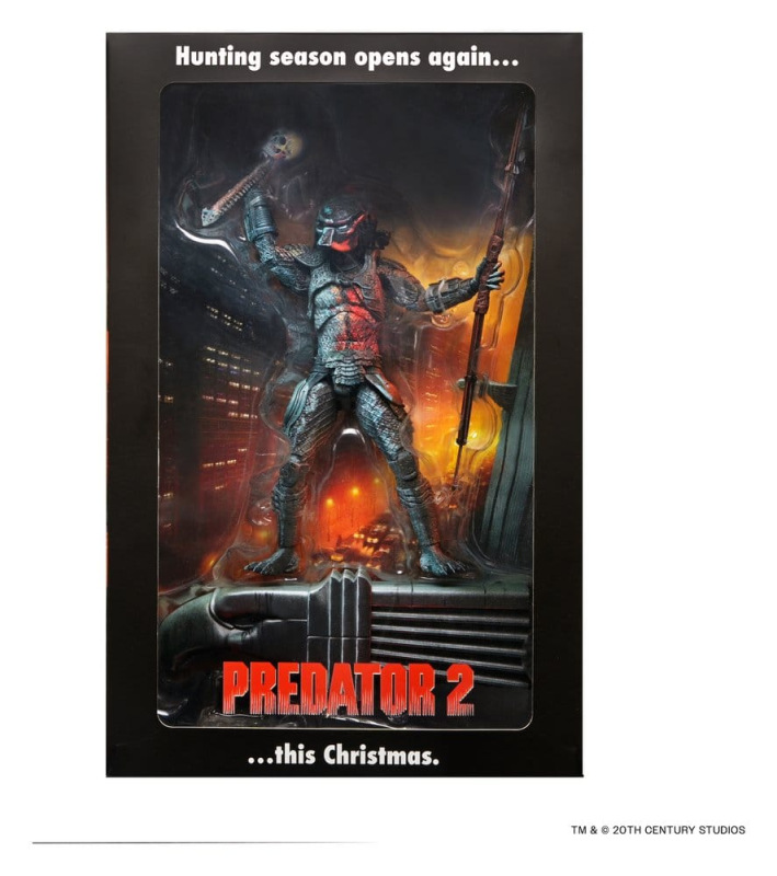 Predator 2 Action Figure City Hunter Poster Series 18 cm 3