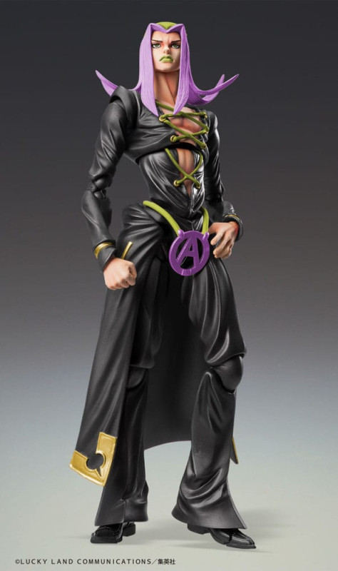 JoJo's Bizarre Adventure Part 5 Super Action Action Figure Chozokado Leone Abbacchio Black Ver. 16 c 1