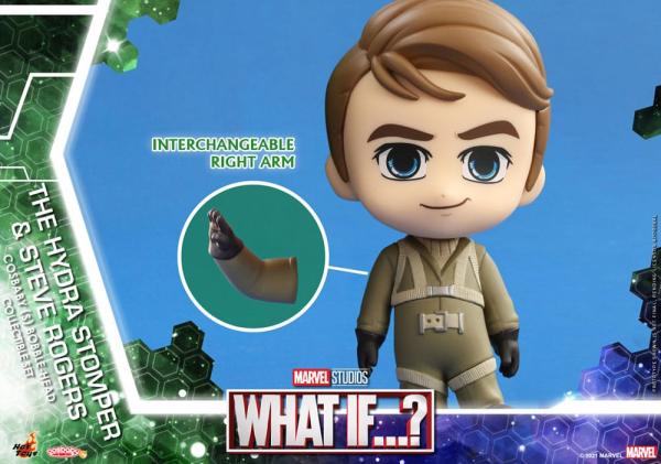 What If...? Cosbaby (S) Mini Figures Hydra Stomper & Steve Rogers 10 cm