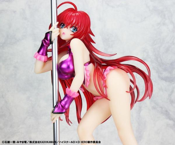 High School DxD Statue 1/7 Rias Gremory Pole Dance Ver. Purple Color 20 cm