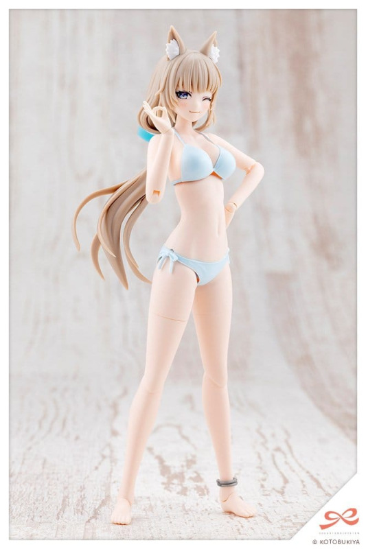 Sousaishojoteien Plastic Model 1/10 Animal Ears Emulator Swim Style 17 cm 7