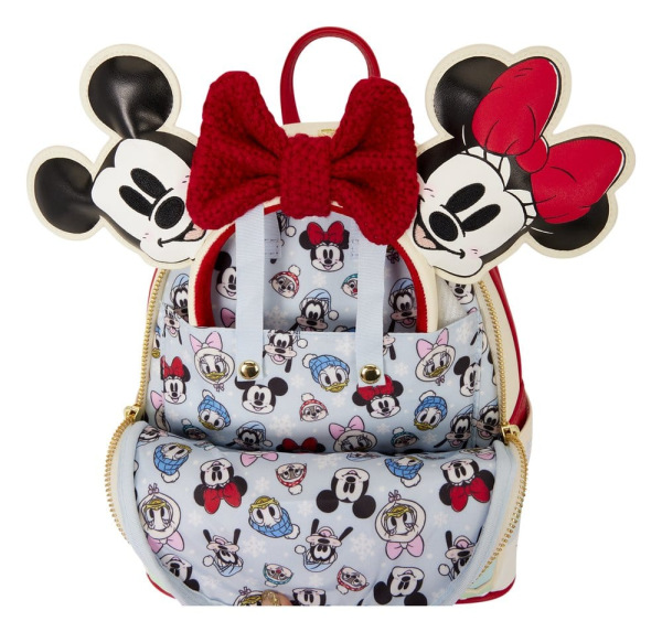 Mickey & Friends by Loungefly Mini Backpack with Headband Holder Ice Skating 7